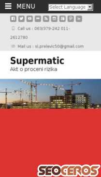 supermatic.co.rs mobil previzualizare