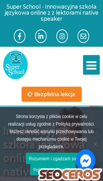 superschool.edu.pl mobil vista previa