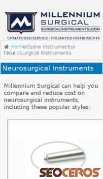 surgicalinstruments.com/spine-instruments/neurosurgical-instruments mobil Vista previa