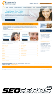 surreydentist.co.uk mobil preview