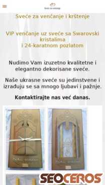 svece-za-vencanje.lu.rs mobil előnézeti kép