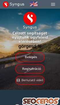 syngus.com mobil previzualizare