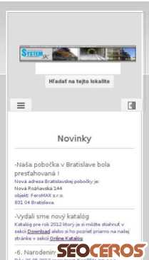system-sk.com mobil previzualizare