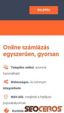 szamlazz.hu/szamla/main mobil förhandsvisning