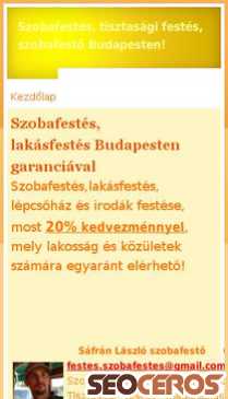 szobafesto-budapest.hu mobil previzualizare