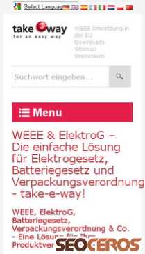 take-e-way.de mobil náhľad obrázku