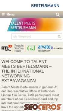 talentmeetsbertelsmann.com mobil förhandsvisning