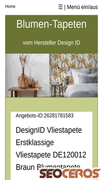 tapetenwexel.de/blumentapeten/design-id-tapete-blumen-pflanzen-motive.php mobil Vorschau
