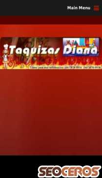 taquizasdiana.com mobil előnézeti kép
