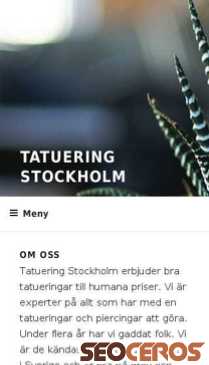 tatueringstockholm.com mobil Vista previa