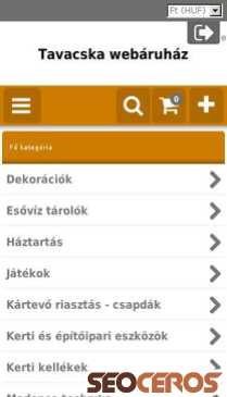 tavacska.com mobil previzualizare