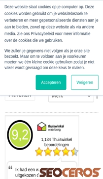 teakea.nl/wonen/panelen-en-werkbladen mobil obraz podglądowy