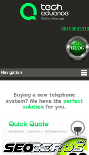 techadvance.co.uk mobil förhandsvisning