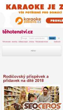 tehotenstvi.cz/socialni-problematika/rodicovsky-prispevek-pridavek-na-dite-2018 mobil előnézeti kép