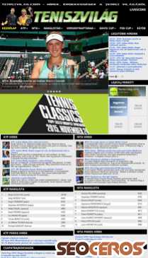 teniszvilag.com mobil előnézeti kép