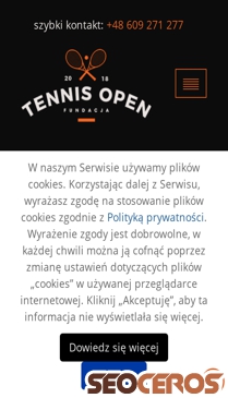 tennis-open.pl mobil obraz podglądowy