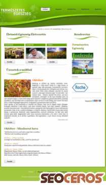 termeszetes-egeszseg.com mobil előnézeti kép