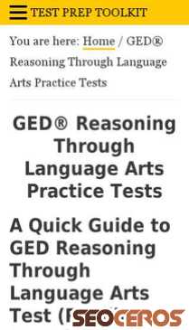 testpreptoolkit.com/ged-reasoning-language-arts-practice-test mobil preview