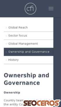 thecfigroup.com/about-us/ownership-and-governance mobil obraz podglądowy