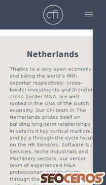 thecfigroup.com/country/netherlands mobil preview