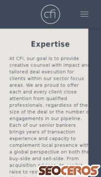 thecfigroup.com/expertise mobil preview