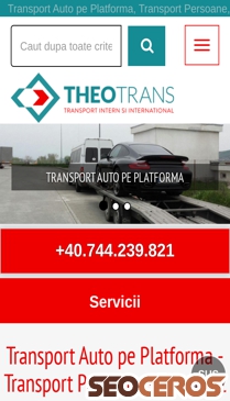 theotrans.ro mobil preview