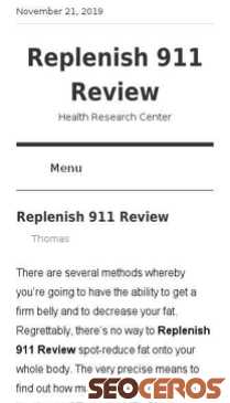thereplenish911review.com mobil preview
