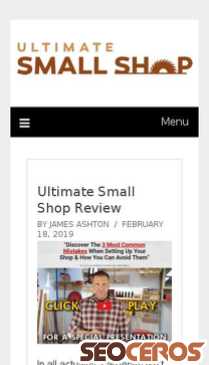 theultimatesmallshopreview.com mobil preview