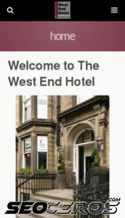 thewestendhotel.co.uk mobil preview