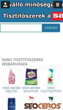 tisztitoszer-webshop.eu mobil preview
