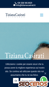 tizianacasirati.it mobil előnézeti kép