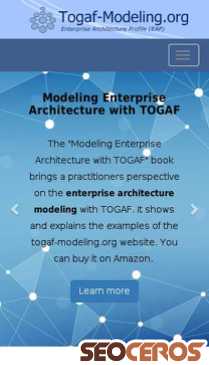 togaf-modeling.org mobil Vorschau