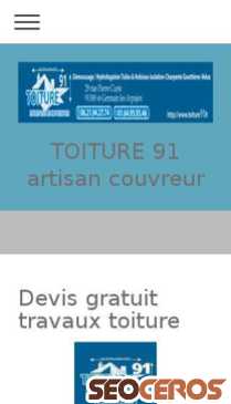 toiture91.fr/contact mobil preview