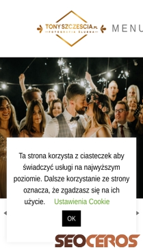 tonyszczescia.pl mobil előnézeti kép