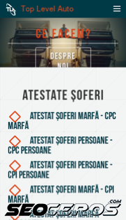 toplevelauto.ro mobil previzualizare