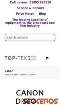 topteks.com/canon mobil förhandsvisning
