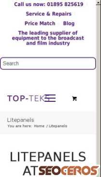 topteks.com/litepanels mobil Vorschau