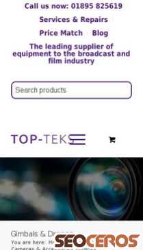 topteks.com/product-category/cameras/gimbals-and-drones mobil förhandsvisning