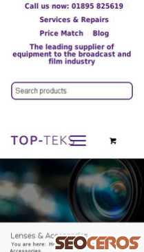 topteks.com/product-category/lenses-accessories mobil förhandsvisning