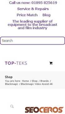 topteks.com/shop/brands/blackmagic-video-assist-4k mobil náhled obrázku
