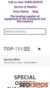 topteks.com/special-offers-2 mobil anteprima