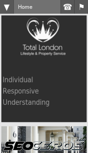 totallondon.co.uk mobil vista previa