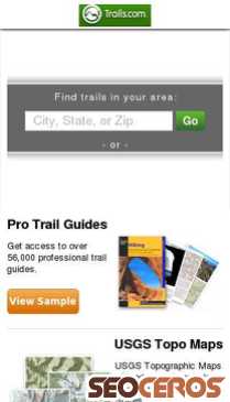trails.com mobil förhandsvisning