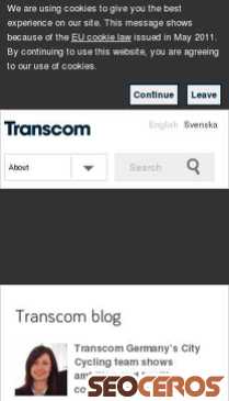 transcom.com mobil preview