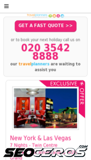 travelplanners.co.uk mobil Vorschau
