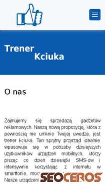 trenerkciuka.pl mobil náhľad obrázku