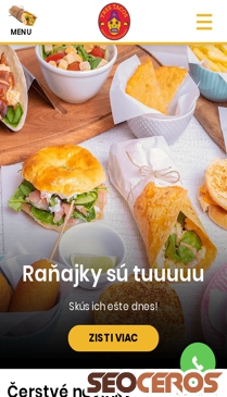 trestacosrestaurant.sk mobil preview