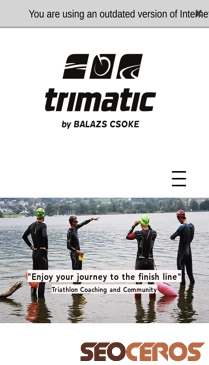 trimatic.info mobil Vorschau