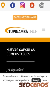 tupinamba.com mobil Vista previa