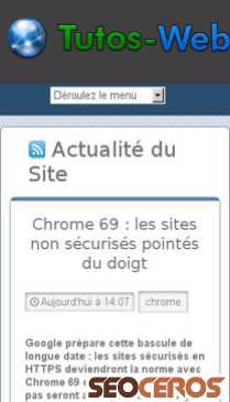 tutos-web.fr mobil Vorschau
